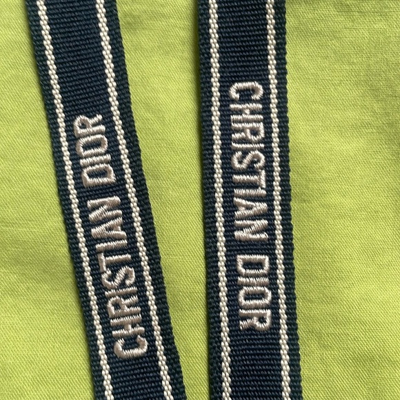 NWOT: Authentic Christian Dior Logo Shoulder Strap no ring - Picture 13 of 14